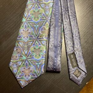 Ermenegildo Zegna ventacinque geometric floral tie